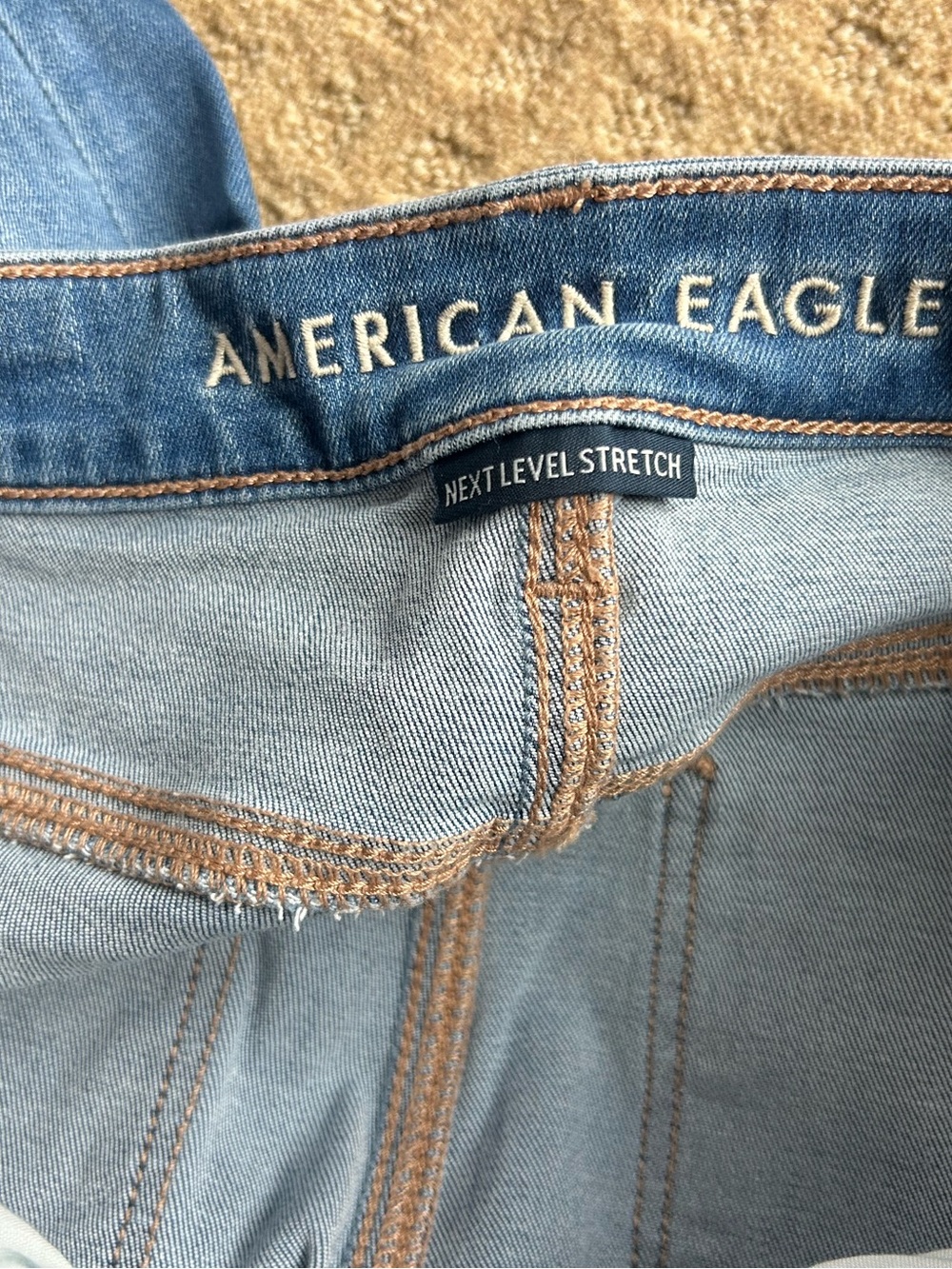 American Eagle Outfitters Light Blue Stretch Jeans